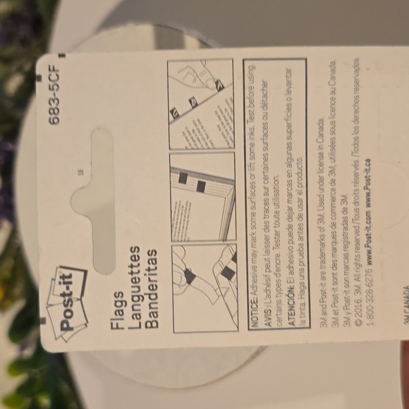 ⭐️ 2016 Small/Tiny Post - it Flags.     (0.47 in. / 1.7 in.) - Picture 6 of 10